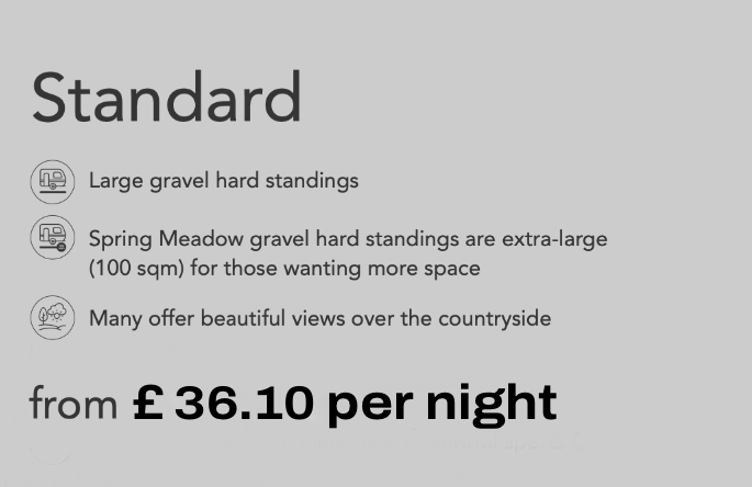 Plassey Holiday Park Standard Pitch